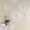 Ekena Millwork Acanthus Twist Medallion (Canopies up to 8 3/8"), 23 5/8"OD x 4 5/8"ID x 1 7/8"P, Primed White CM23AC - alternate 4